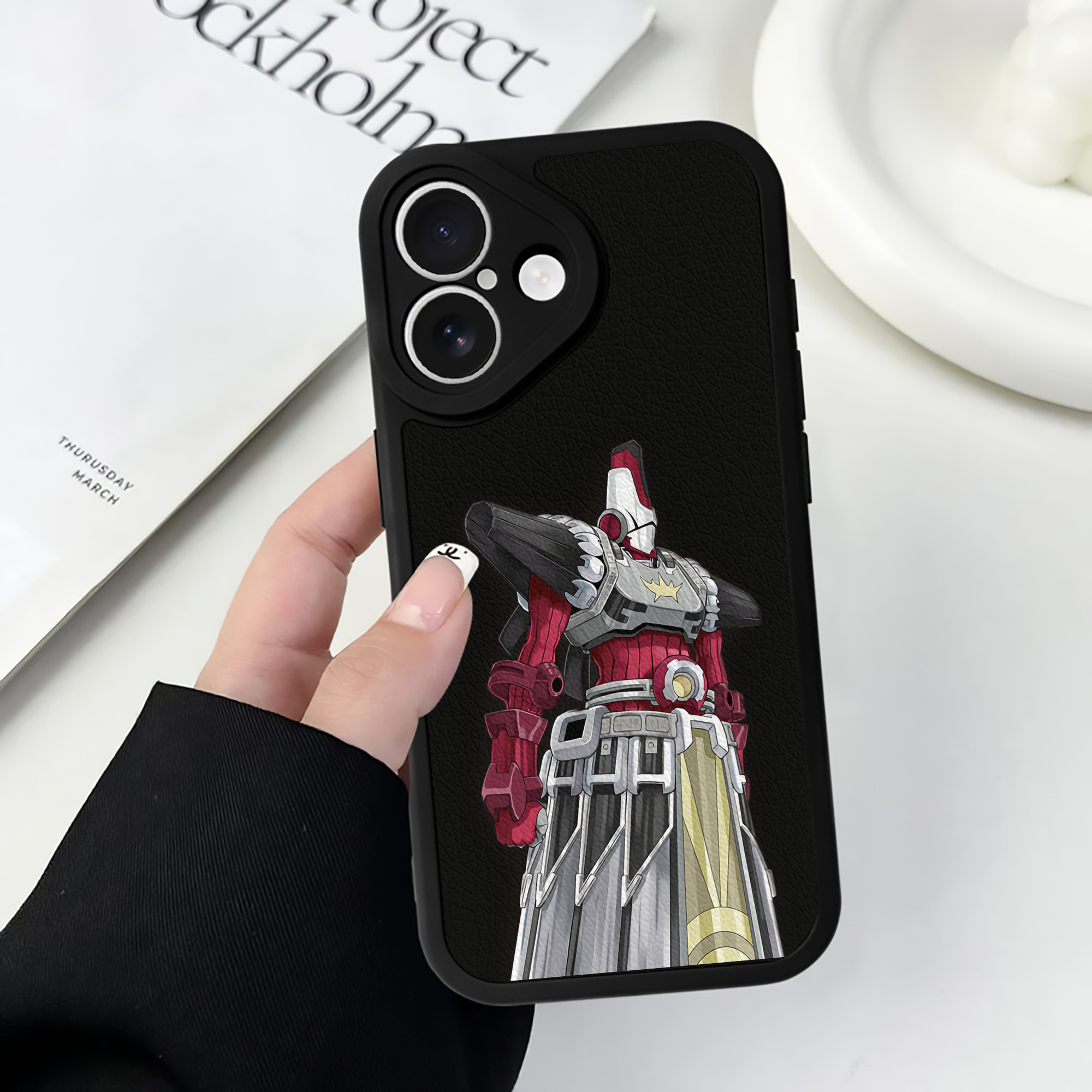 （画像用） 遊☆戯☆王 Yu-Gi-Oh! 【iPhone 16シリーズ対応】シリコンスマホケース（レザー調） 材質：シリコン